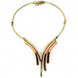 113 Brass Copper Necklace