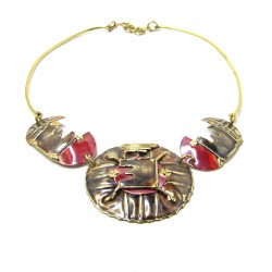 176 Brass Copper Necklace...